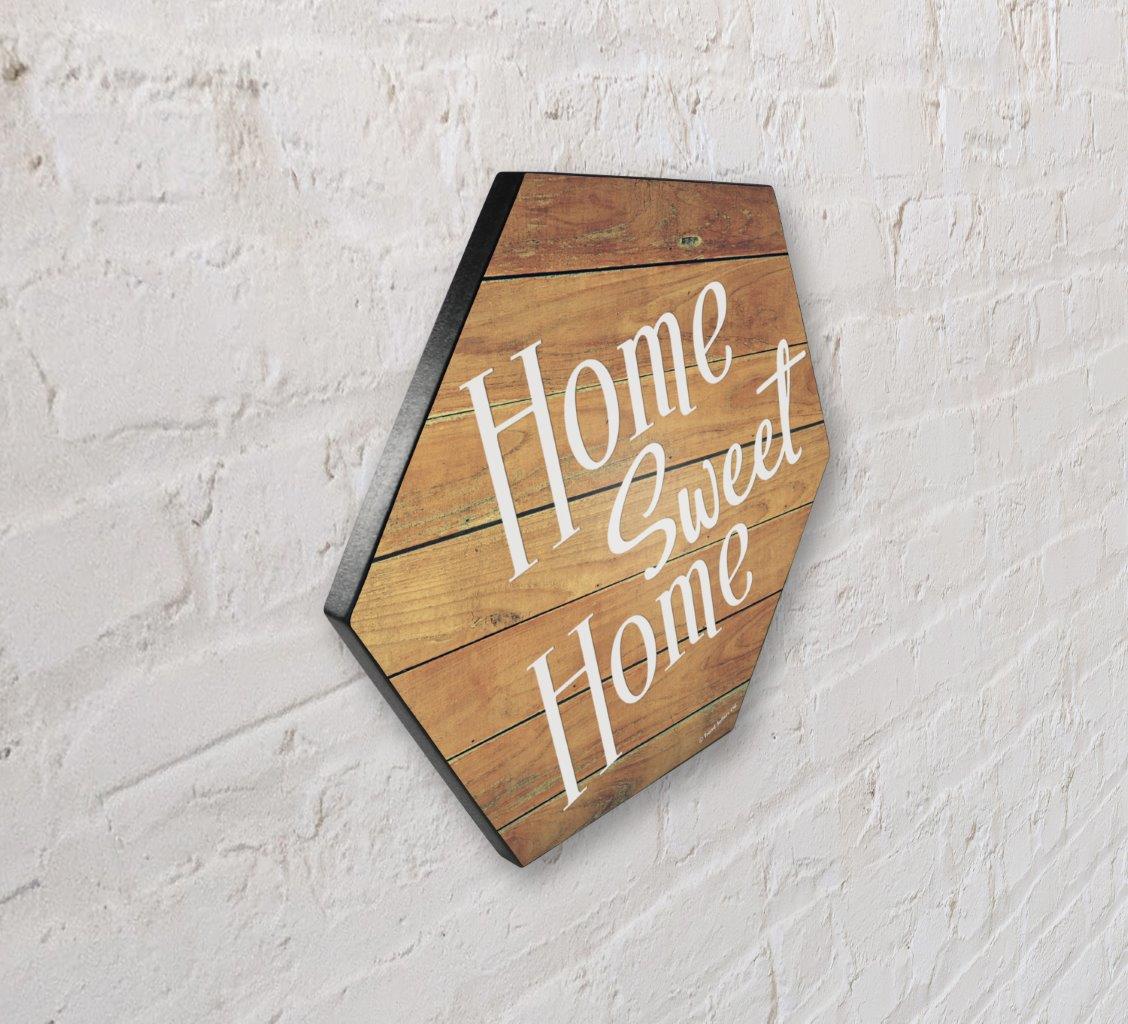 Family Collection (Home Sweet Home Wood) 11.5" X 10" KNEXAGON Wood Print