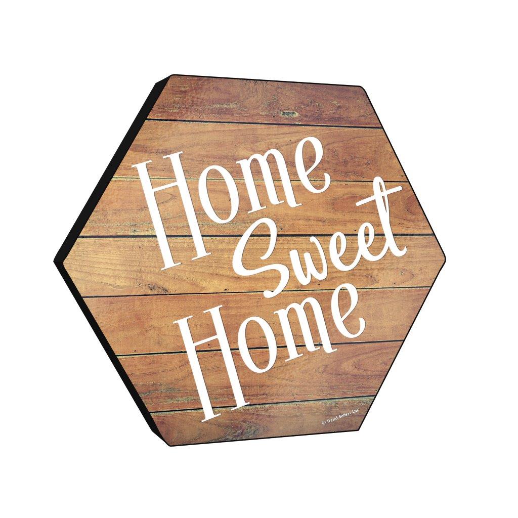Family Collection (Home Sweet Home Wood) 11.5" X 10" KNEXAGON Wood Print