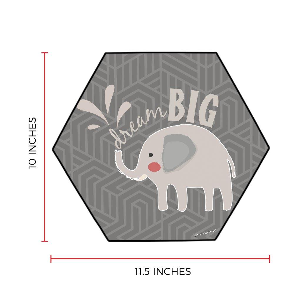 Trend Setters Original (Elephant Quote) 11.5" X 10" KNEXAGON Wood Print