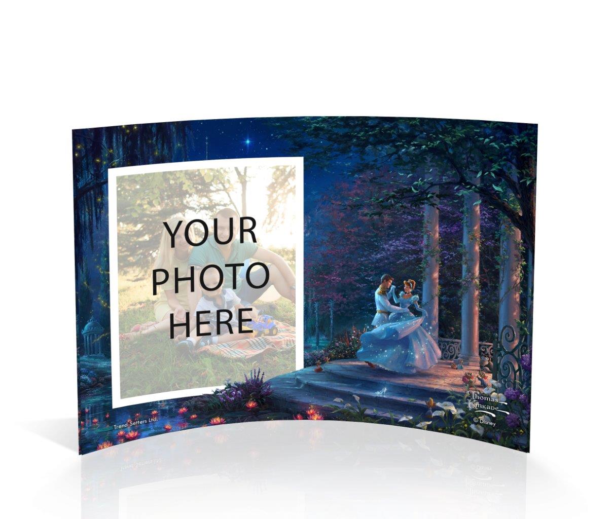 Disney (Cinderella Dancing in the Starlight - Personalized) 7" x 5" Curved Acrylic Print