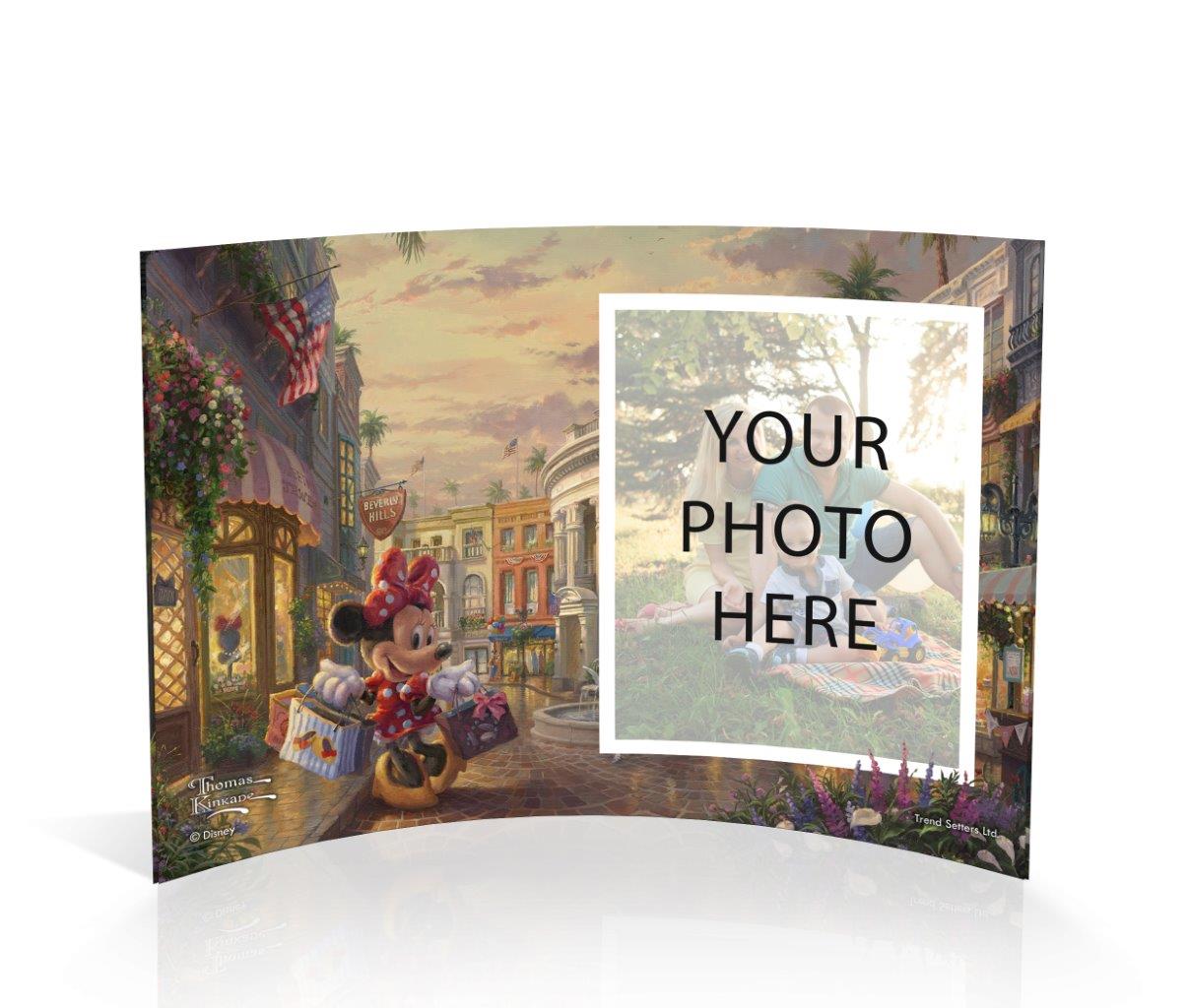 Disney (Minnie Rocks the Dots on Rodeo Drive - Personalized) 7" x 5" Curved Acrylic Print