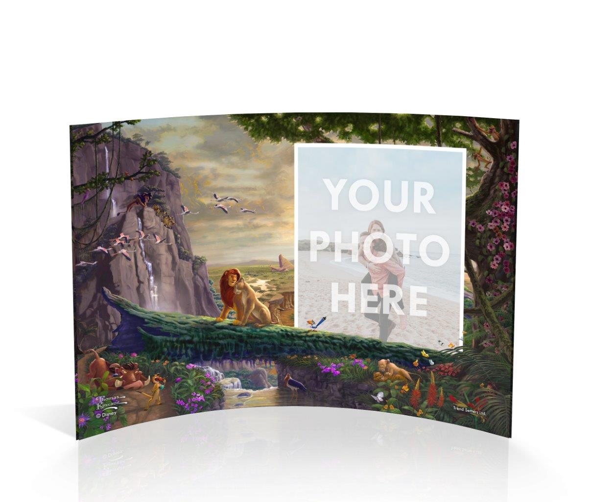 Disney (Lion King Return to Pride Rock - Personalized) 7" x 5" Curved Acrylic Print