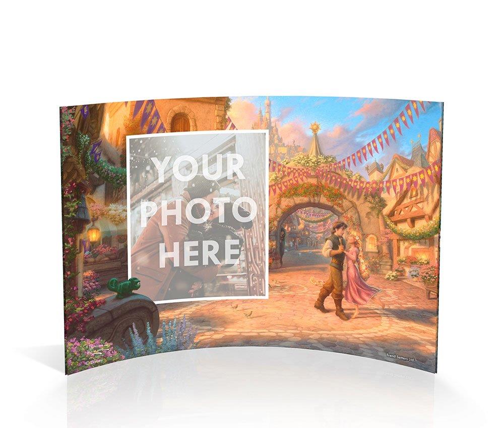 Disney (Rapunzel Dancing in the Sunlit Courtyard - Personalized) 7" x 5" Curved Acrylic Print