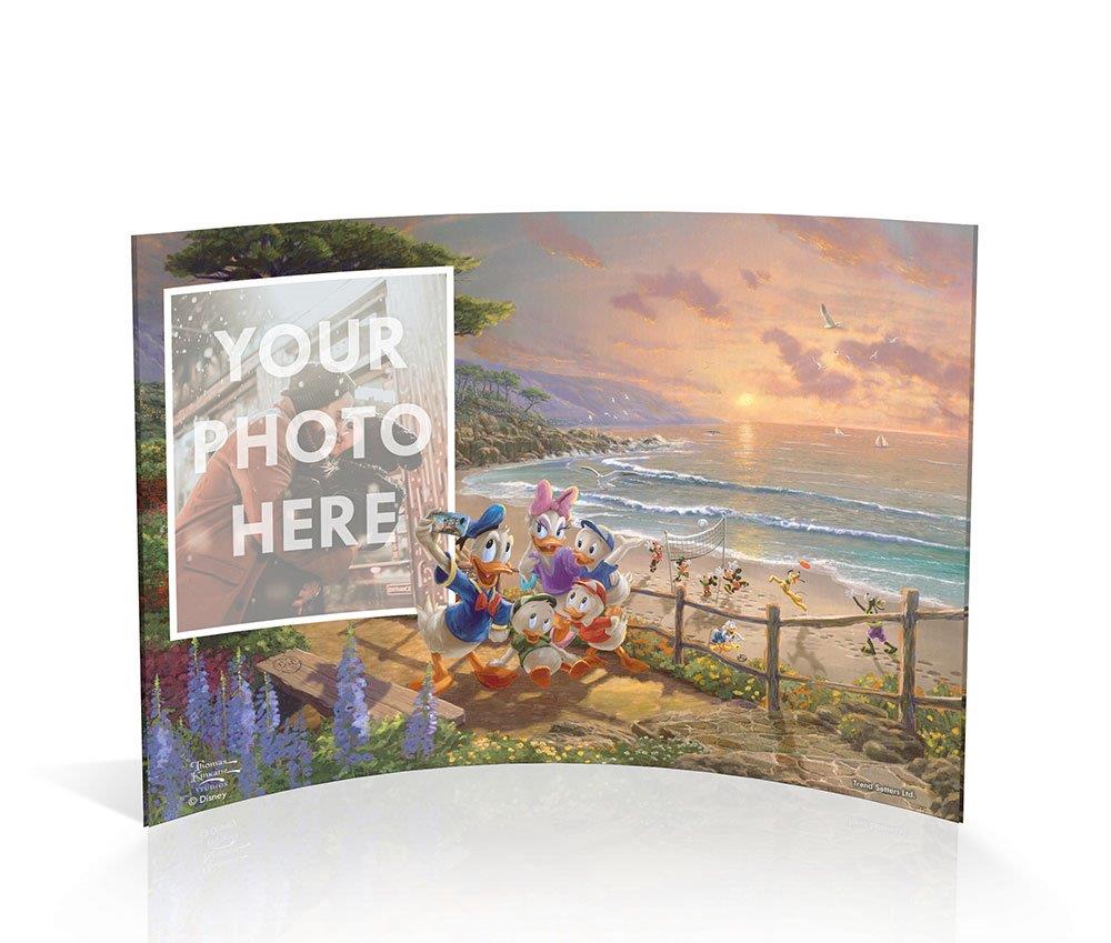 Disney (Donald and Daisy - A Duck Day Afternoon - Personalized) 7" x 5" Curved Acrylic Print