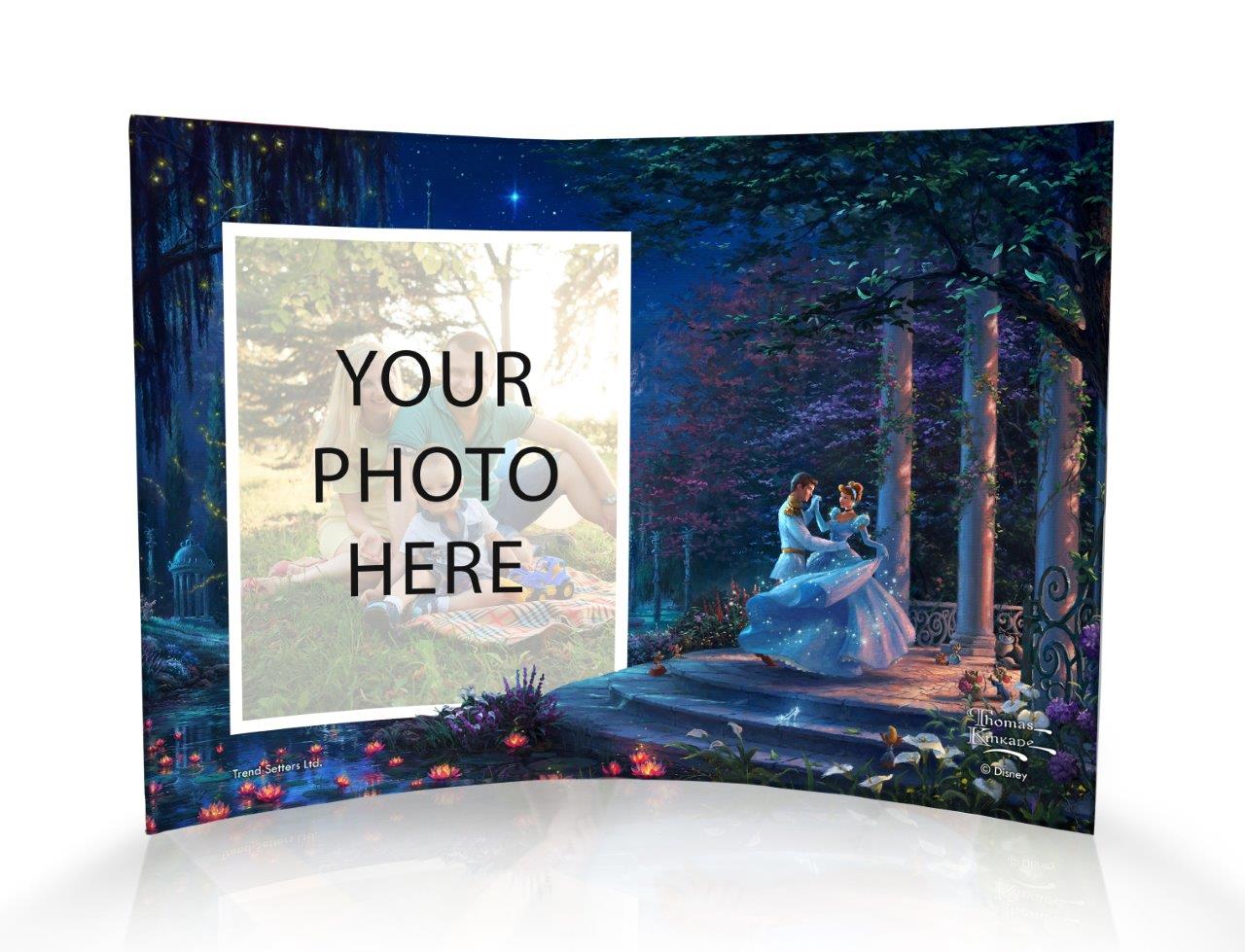 Disney (Cinderella Dancing in the Starlight - Personalized) 10" x 7" Curved Acrylic Print