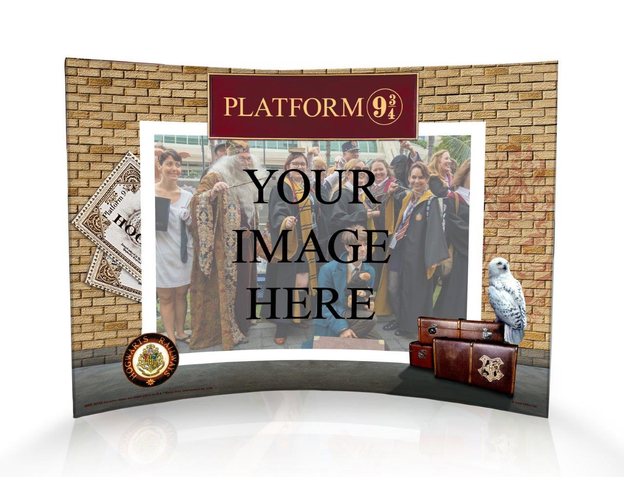 Harry Potter (Platform 9 ¾ - Personalized)  10" x 7" Curved Acrylic Print