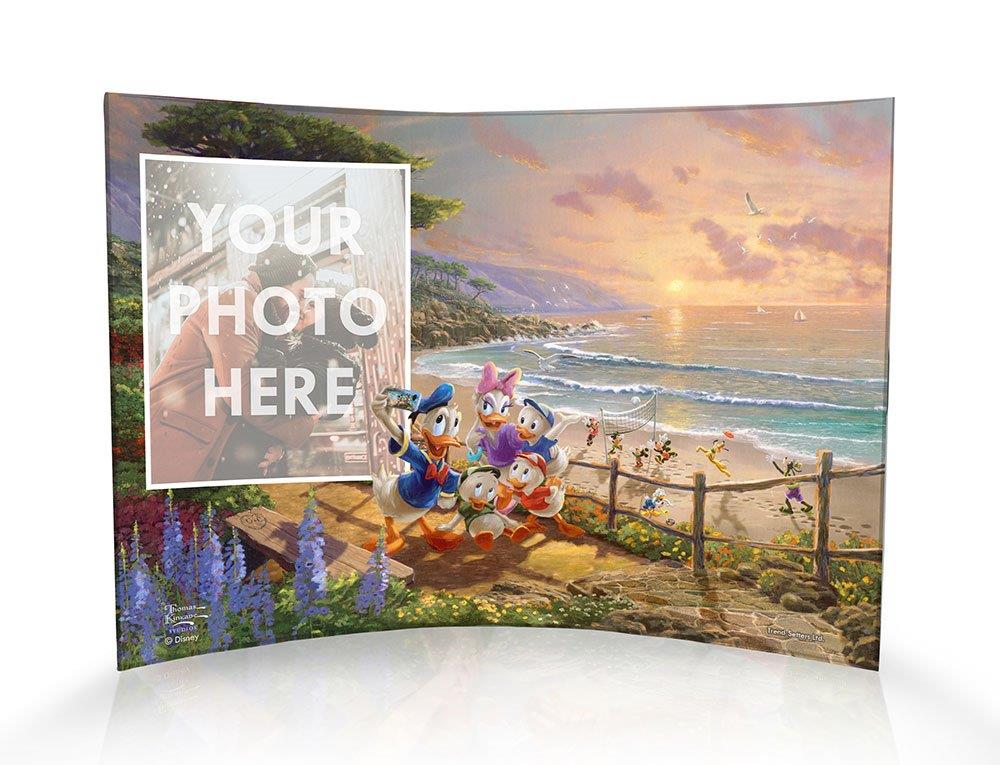 Disney (Donald and Daisy - A Duck Day Afternoon - Personalized) 10" x 7" Curved Acrylic Print