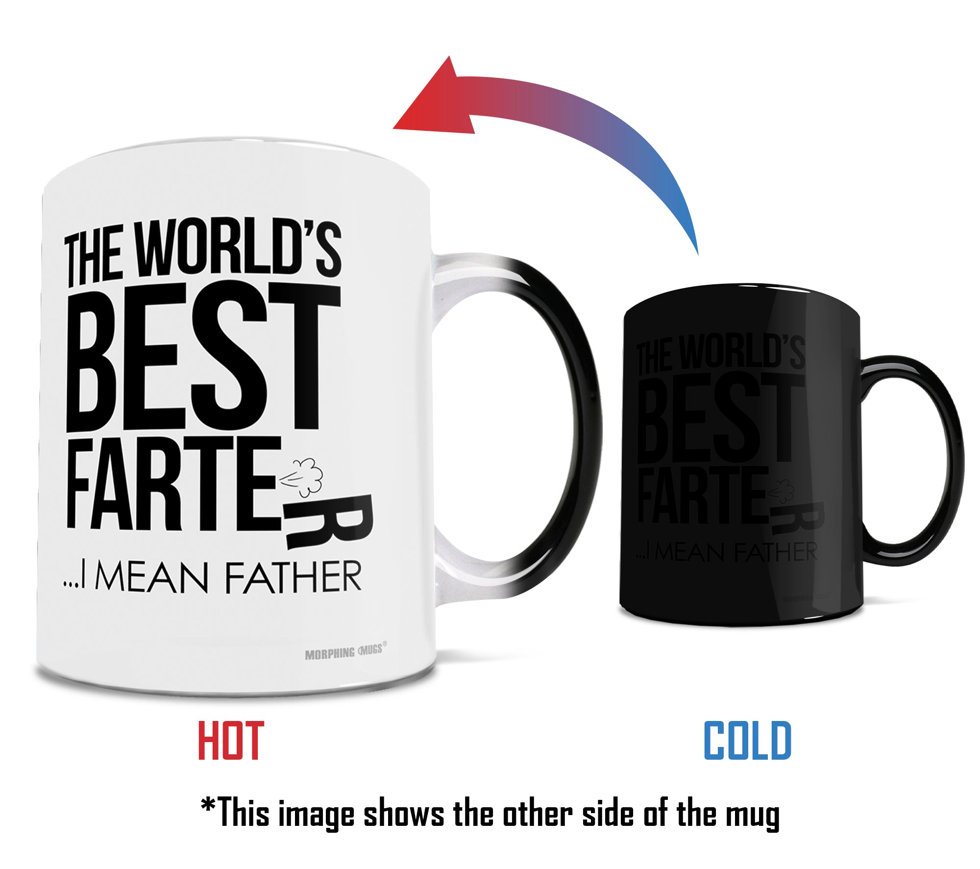 Parent Collection (The World's Best Farter) 11 oz Morphing Mugs® Heat-Sensitive Mug