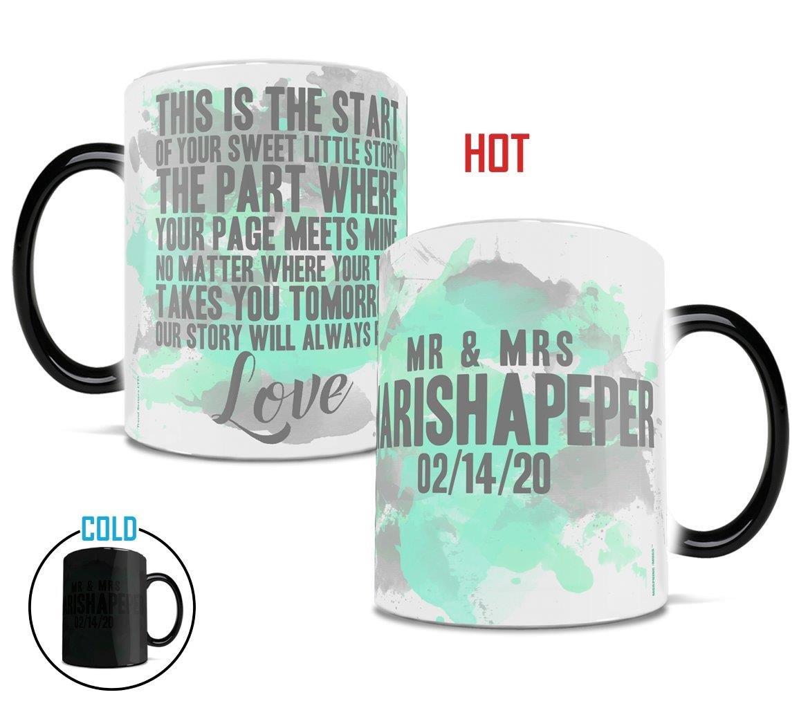 Wedding Collection (Our Story - Personalized) Morphing Mugs® Heat-Sensitive Mug