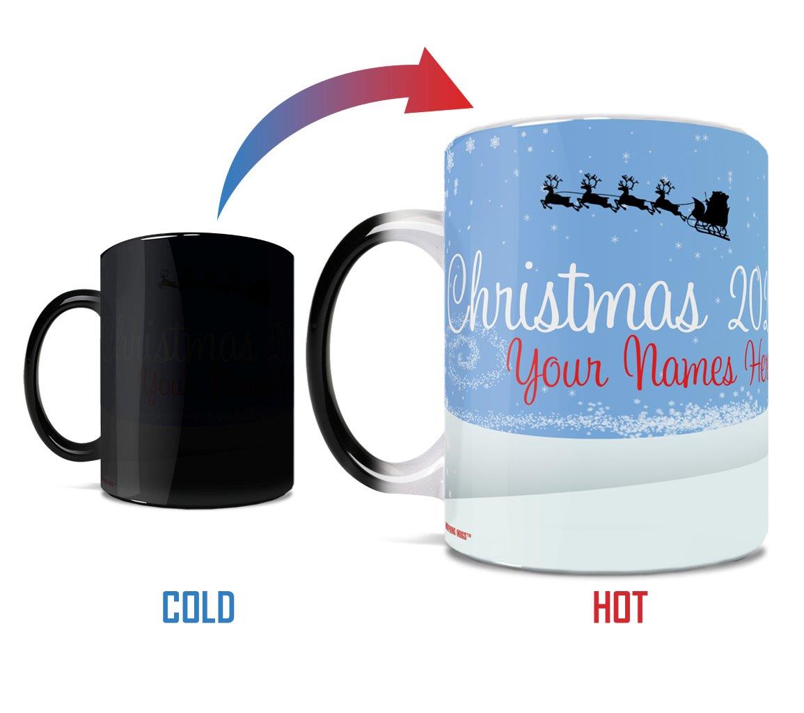 Christmas Collection (Snowy Day - Personalized) Morphing Mugs® Heat-Sensitive Mug