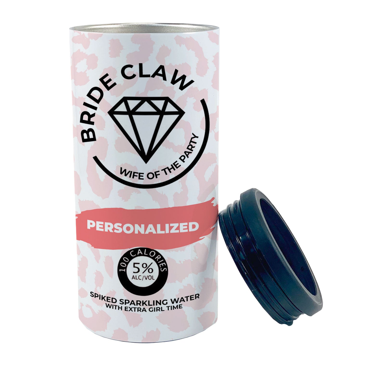Bridal Collection (Bride Claw - Personalized) 12 Oz Slim Can Cooler