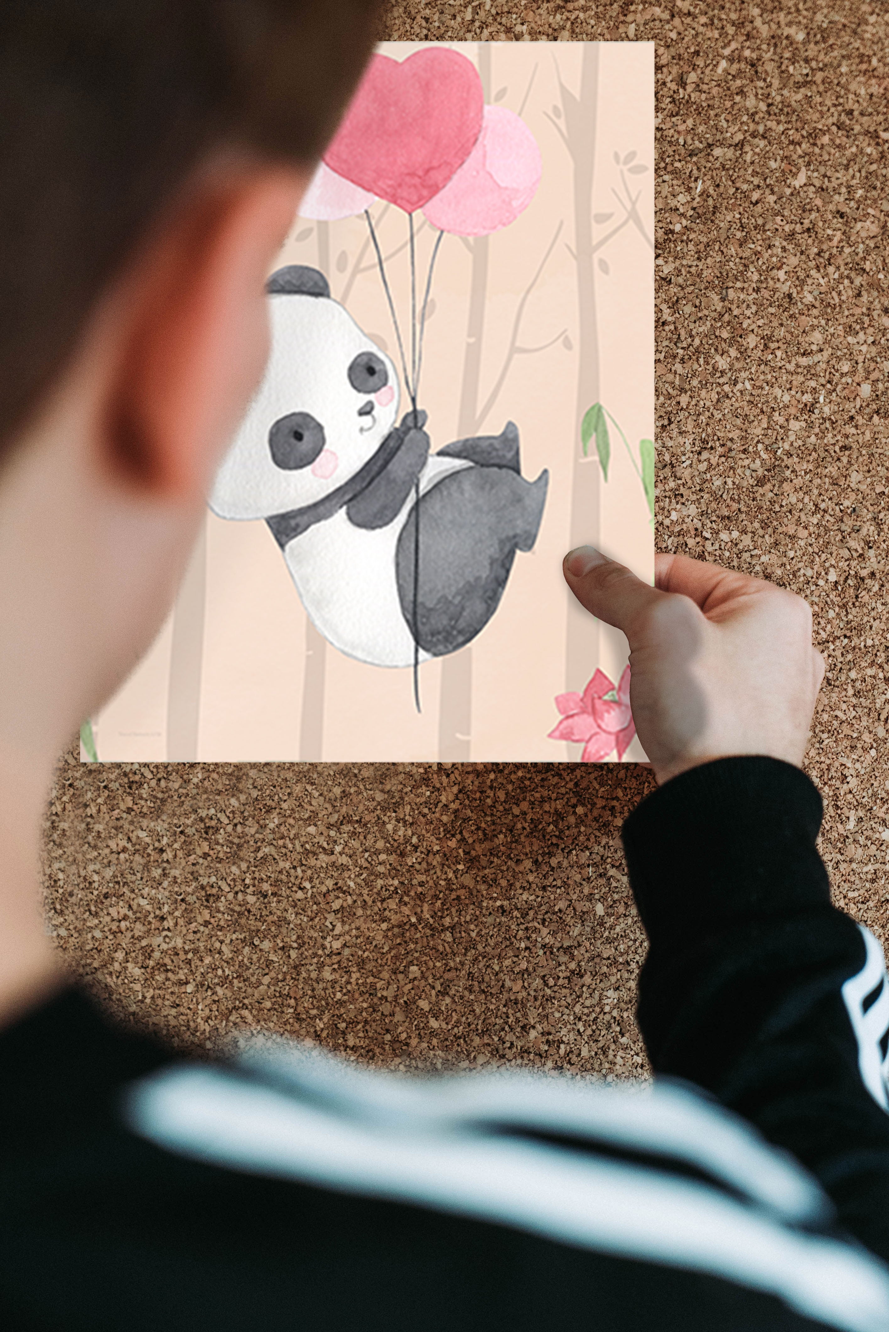 Kids Collection (Panda) TrendyPrint™ Wall Art Set of Four
