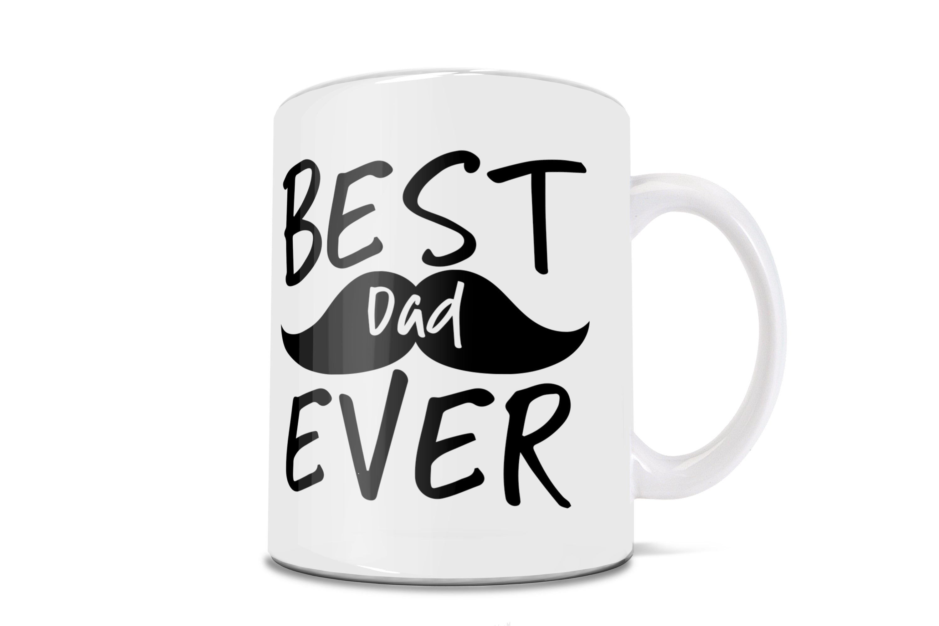 Parents Collection (Best Dad Ever) 11 oz White Ceramic Mug
