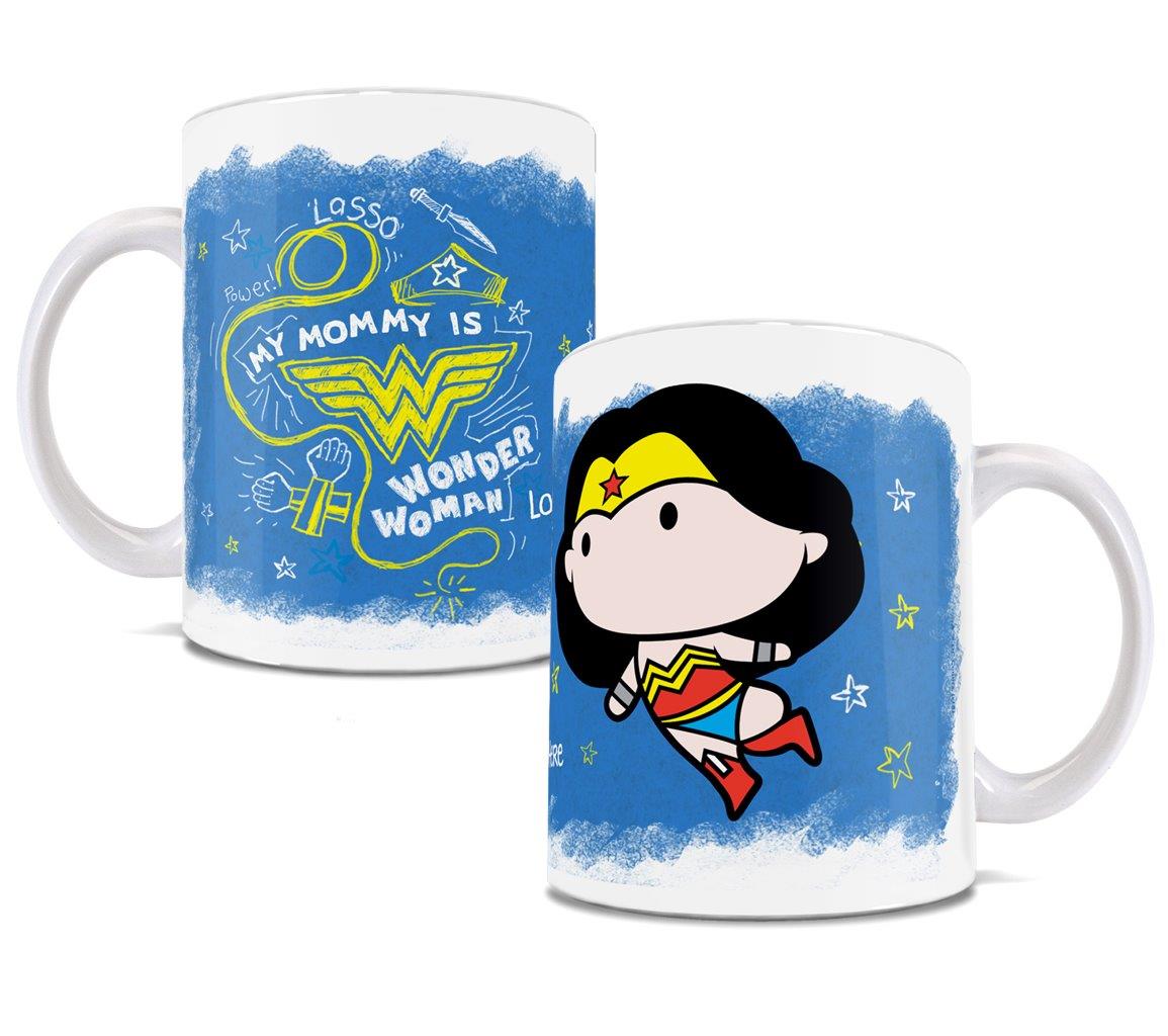 Mother's Day Collection (Wonder Woman – Mommy – Personalized) 11 oz White Ceramic Mug