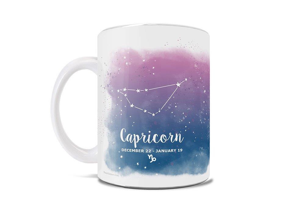 Zodiac Collection Capricorn- Personalized) 11 oz White Ceramic Mug