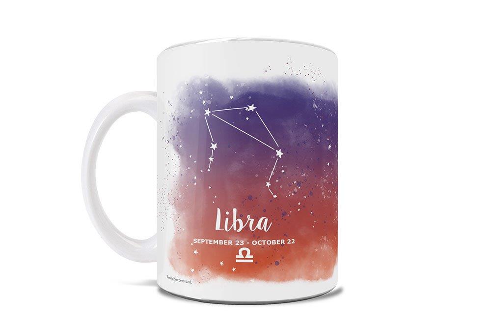 Zodiac Collection (Libra - Personalized) 11 oz White Ceramic Mug