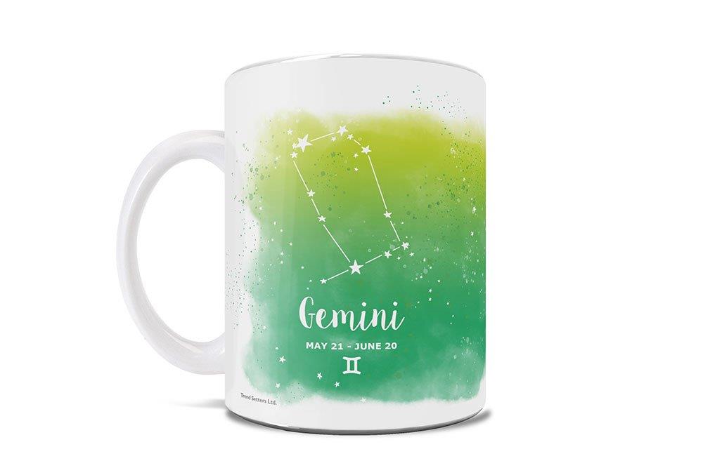 Zodiac Collection (Gemini - Personalized) 11 oz White Ceramic Mug